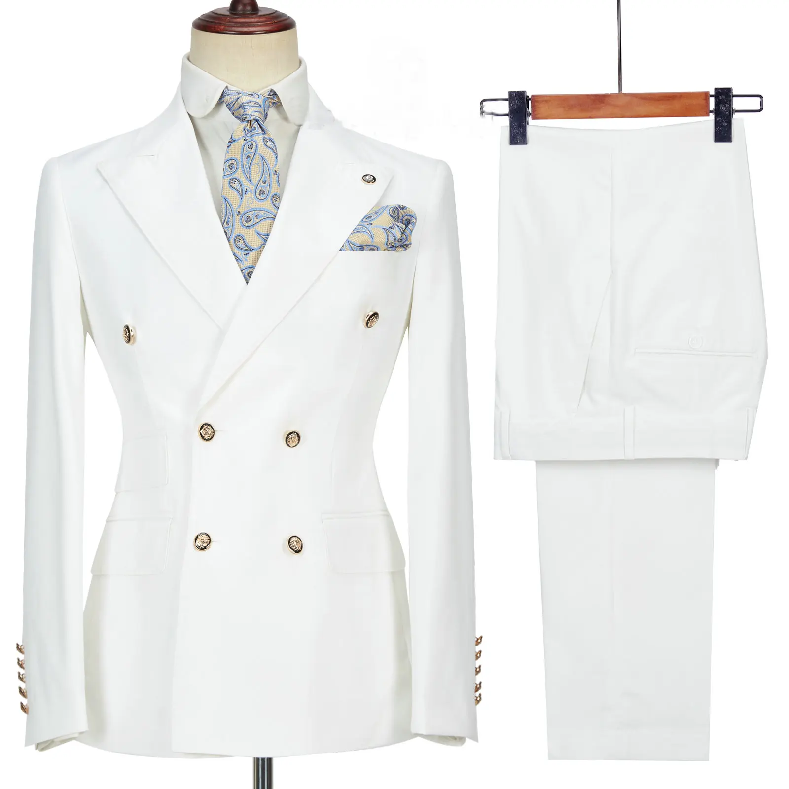 Men's Wedding Blazers Jacket Pants 2 Pcs Set 2022 Slim Fit Business Tuxedo Dress Classic Formal Suits Coat Groom Wedding Suit
Men's Wedding Blazers Jacket Pants 2 Pcs Set 2022 Slim Fit Business Tuxedo Dress Classic Formal Suits Coat Groom Wedding Suit