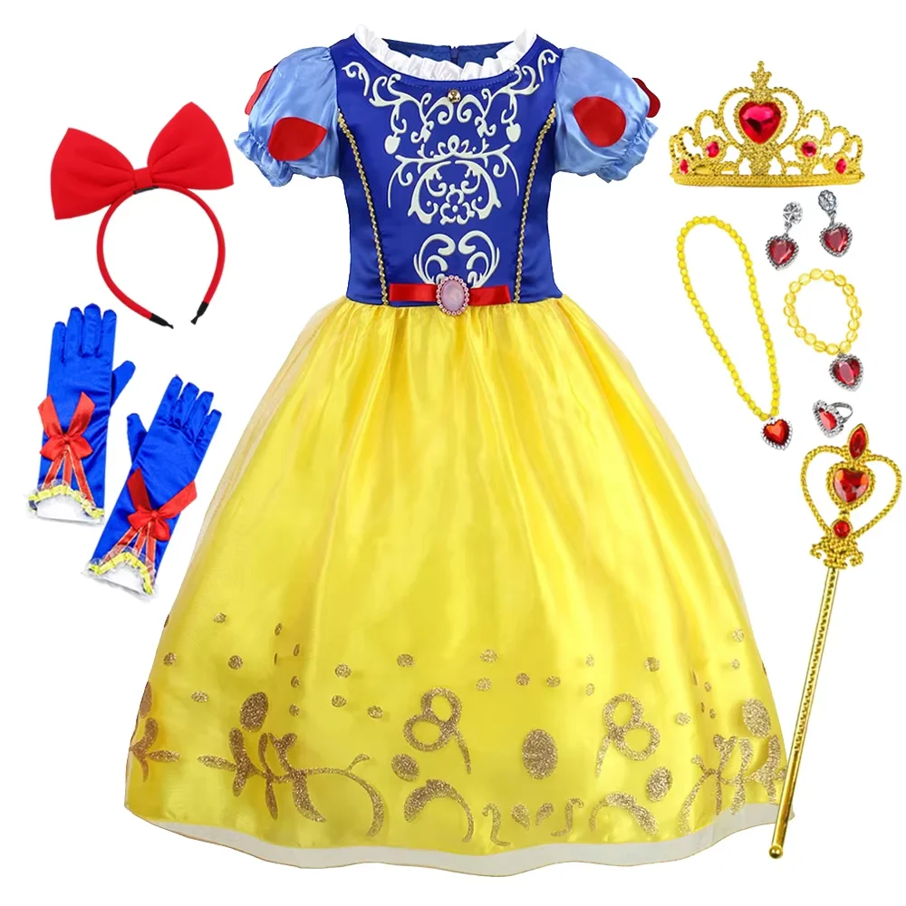 Girls Snow White Princess Dress Disguise Costume Vestidos Kids Halloween Carnival Party Cosplay Costume
Girls Snow White Princess Dress Disguise Costume Vestidos Kids Halloween Carnival Party Cosplay Costume