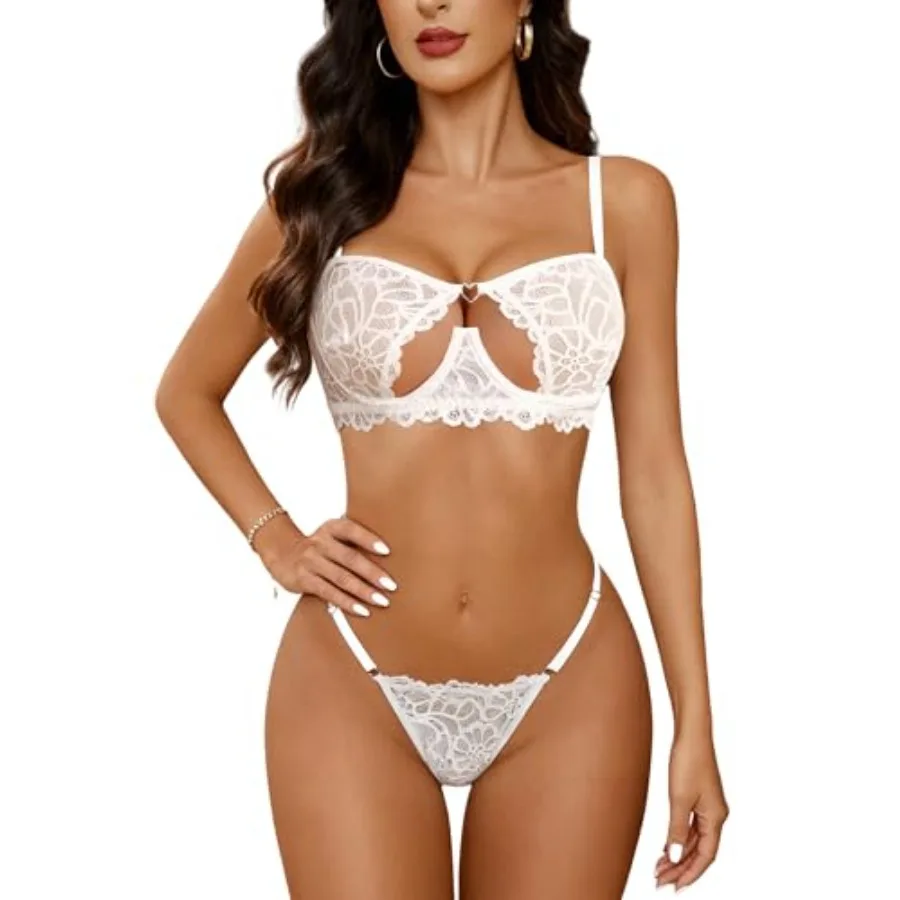 Avidlove Lingerie for Women Sexy Lace Bra and Panty Set Underwire Push Up Lingerie Sets Demi Half Cup
Avidlove Lingerie for Women Sexy Lace Bra and Panty Set Underwire Push Up Lingerie Sets Demi Half Cup