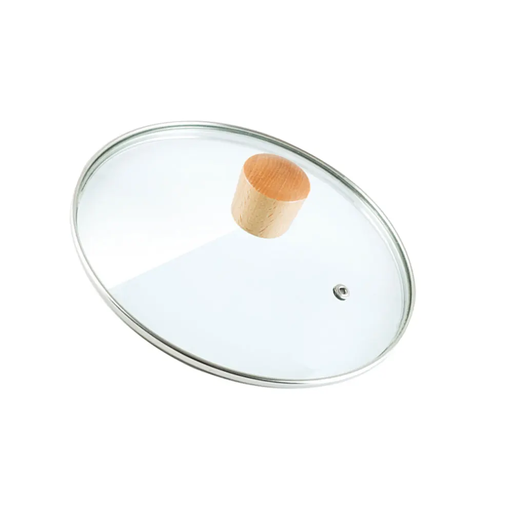 Tempered Glass Pot Lid Wooden Knob Sturdy Kitchen Utensil Practical Home Hotel Restaurant Canteen Pan Cover
Tempered Glass Pot Lid Wooden Knob Sturdy Kitchen Utensil Practical Home Hotel Restaurant Canteen Pan Cover
