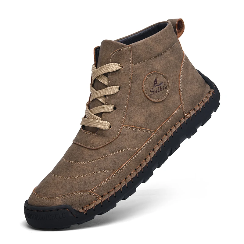 New Handmade Leather Men Boots Winter Design Sneakers Man Breathable Casual Leather Shoes Men Ankle Boots Outdoor
New Handmade Leather Men Boots Winter Design Sneakers Man Breathable Casual Leather Shoes Men Ankle Boots Outdoor