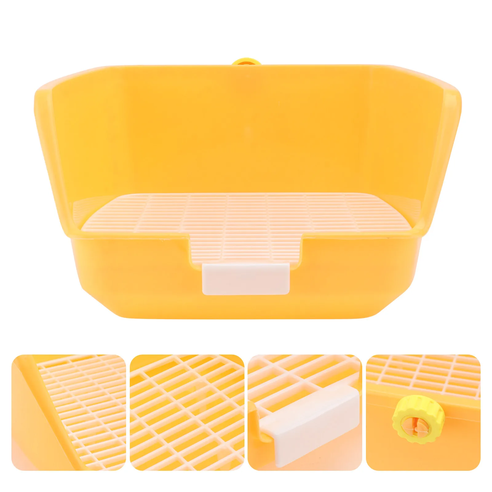 1Pcs Premium Rabbit Pee Basin Small Pet Toilet Indoor Outdoor Use Heavy Duty Plastic Pet Living Supplies Mini Toilet for Rabbits
1Pcs Premium Rabbit Pee Basin Small Pet Toilet Indoor Outdoor Use Heavy Duty Plastic Pet Living Supplies Mini Toilet for Rabbits