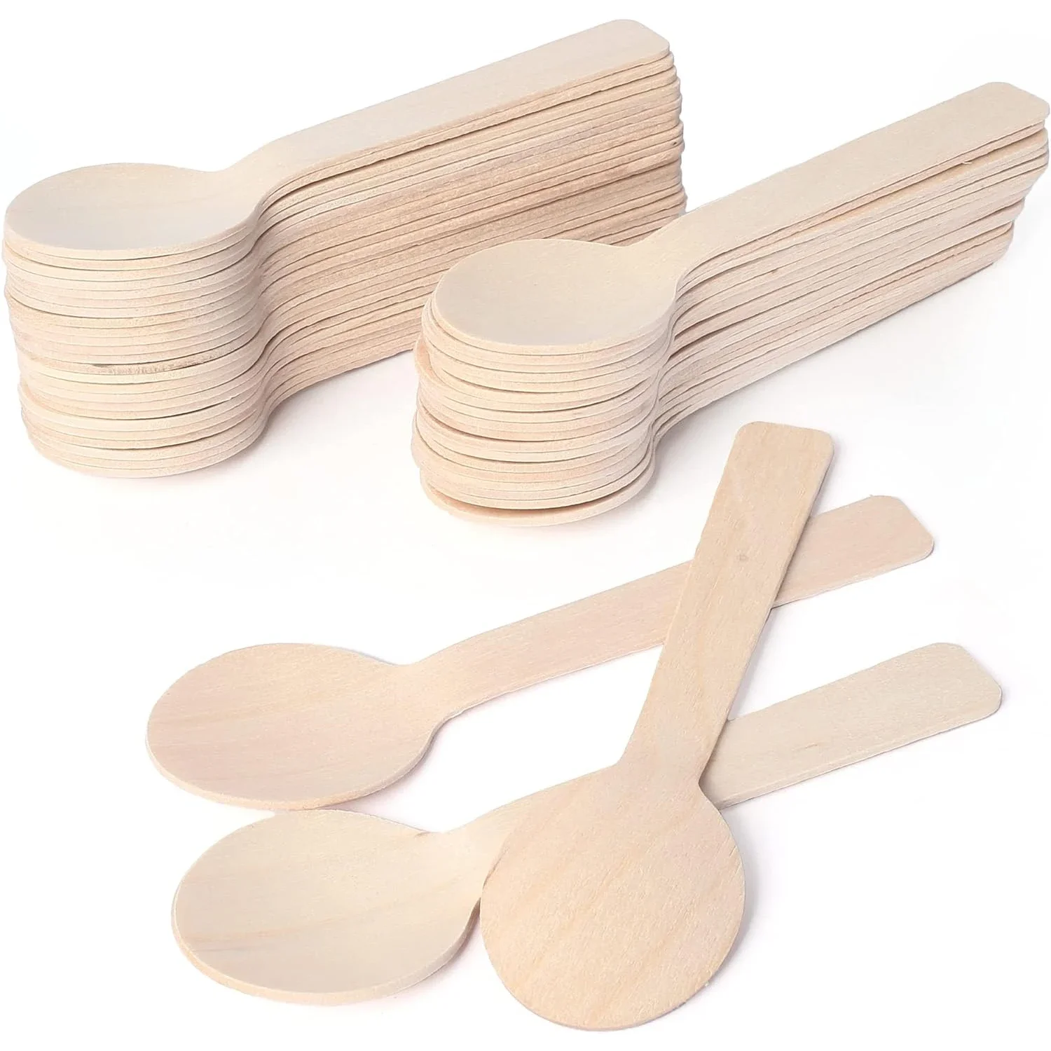 100 Pcs Party Mini Wooden Spoon 3.9 Inch Disposable Dessert Chocolate Cutlery Parties, Weddings, Camping. Graduate Straws Grogu
100 Pcs Party Mini Wooden Spoon 3.9 Inch Disposable Dessert Chocolate Cutlery Parties, Weddings, Camping. Graduate Straws Grogu