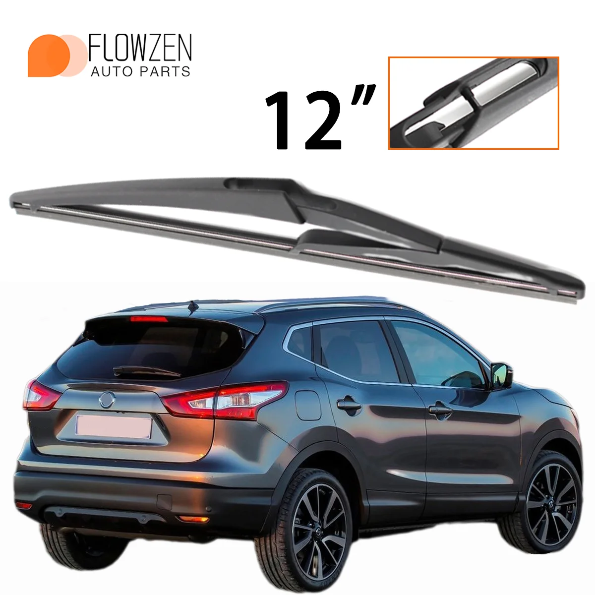 1PC 12" Rear Windshield Washer Wiper Applicable For Nissan Qashqai J11 2013-2020 Year's Windscreen Wiper Blade Car Accessories
1PC 12" Rear Windshield Washer Wiper Applicable For Nissan Qashqai J11 2013-2020 Year's Windscreen Wiper Blade Car Accessories