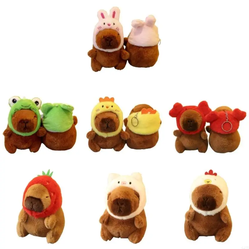 Lovely Capybara Schoolbag Pendant Keychain Capybara Funny Sweet Capybara Cartoon Charm for Boys Girls Vending Machine
Lovely Capybara Schoolbag Pendant Keychain Capybara Funny Sweet Capybara Cartoon Charm for Boys Girls Vending Machine