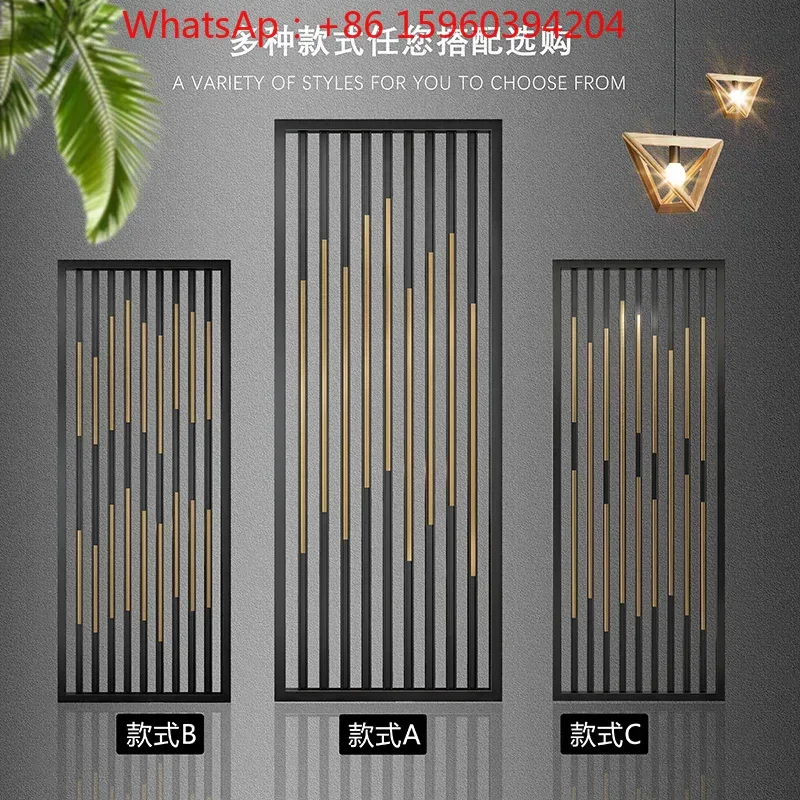 Stainless steel screen partition, light luxury titanium metal into the living room, modern simple openwork entrance wall,
Stainless steel screen partition, light luxury titanium metal into the living room, modern simple openwork entrance wall,