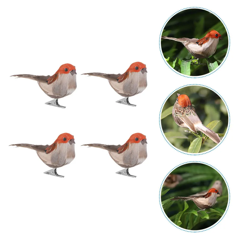 4Pcs Lifelike Simulated Birds Foam Artificial Birds for Garden Yard Decoration with Clip Outdoor Ornament
4Pcs Lifelike Simulated Birds Foam Artificial Birds for Garden Yard Decoration with Clip Outdoor Ornament
