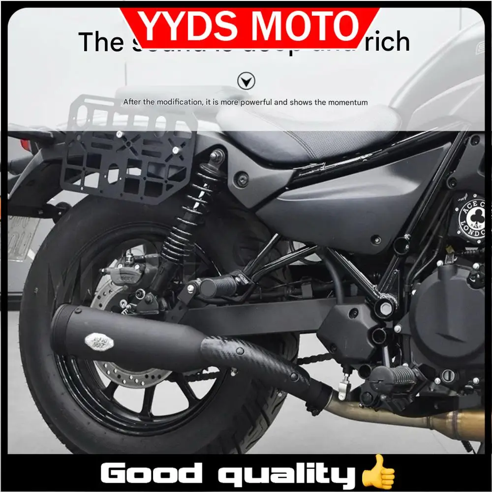 【Good quality】For Kawasaki Eliminator 500 custom right side single trap exhaust pipe tail section / middle section retro sound
【Good quality】For Kawasaki Eliminator 500 custom right side single trap exhaust pipe tail section / middle section retro sound