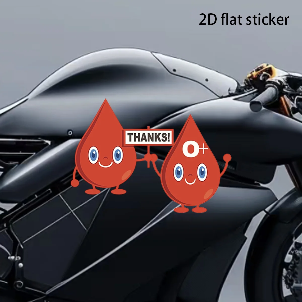 Cartoon Waterproof Sticker Creative Decal for Motorcycle Scratch Cover and Decor2D Flat O+ Blood Type
Cartoon Waterproof Sticker Creative Decal for Motorcycle Scratch Cover and Decor2D Flat O+ Blood Type