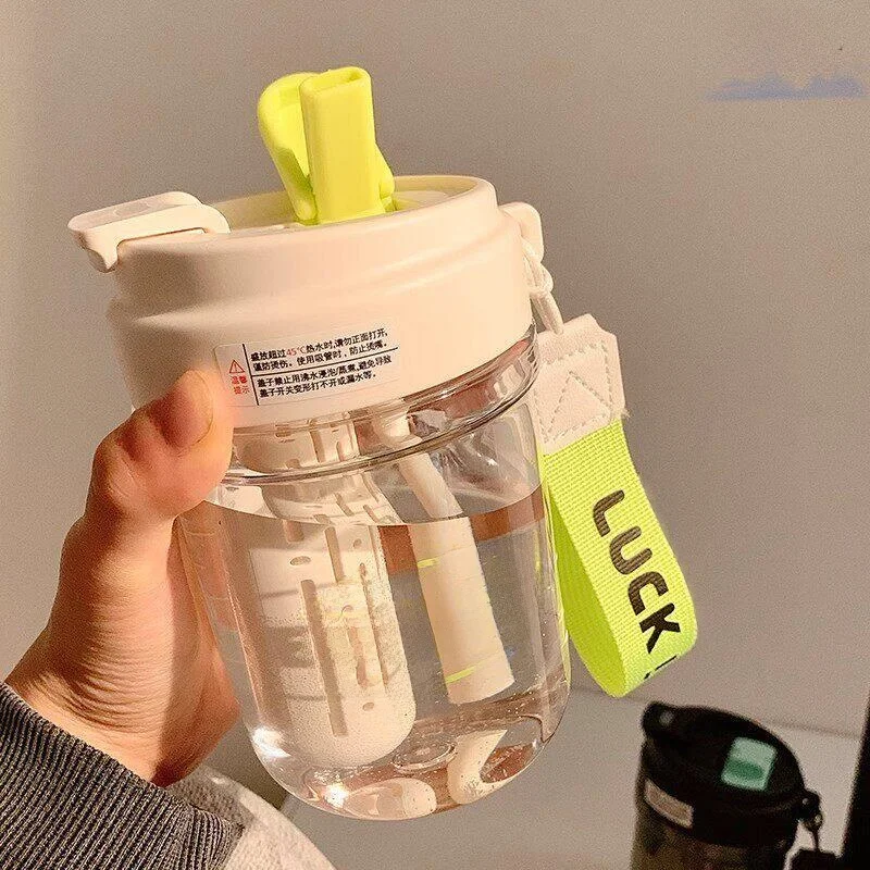 2024 New Large Capacity Plastic Cup with Straw Portable Double Water Cup High Temperature Resistant for Women High Aesthetic ...
2024 New Large Capacity Plastic Cup with Straw Portable Double Water Cup High Temperature Resistant for Women High Aesthetic ...