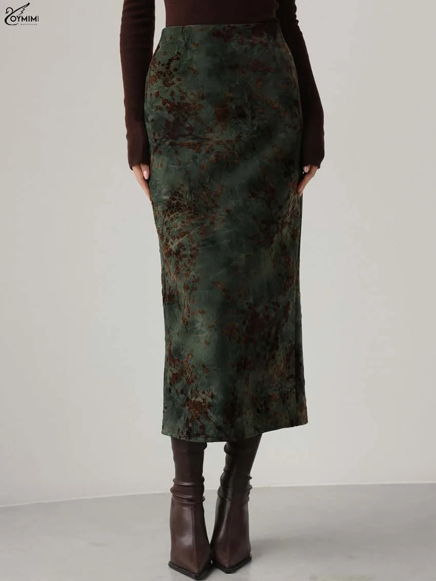 Oymimi Fashion Green Print Women's Skirt Elegant High Waisted Slim Straight Skirts Casual New Zipper Mid-Calf Skirts Streetwear
Oymimi Fashion Green Print Women's Skirt Elegant High Waisted Slim Straight Skirts Casual New Zipper Mid-Calf Skirts Streetwear