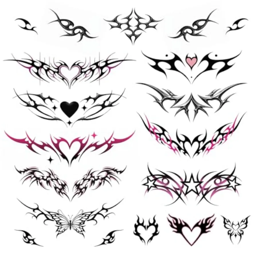 Tp Stamp Temporary Tattoos Y2K Edgy Cyrism Realistic of Fake Tats Festival, Bacette, alloween, Birtday Frs, Accessories
Tp Stamp Temporary Tattoos Y2K Edgy Cyrism Realistic of Fake Tats Festival, Bacette, alloween, Birtday Frs, Accessories