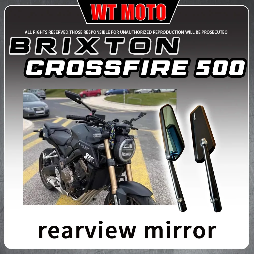Brixton Crossfire 500 rearview mirror, metal rearview mirror, reflector for Crossfire 500X GK500
Brixton Crossfire 500 rearview mirror, metal rearview mirror, reflector for Crossfire 500X GK500