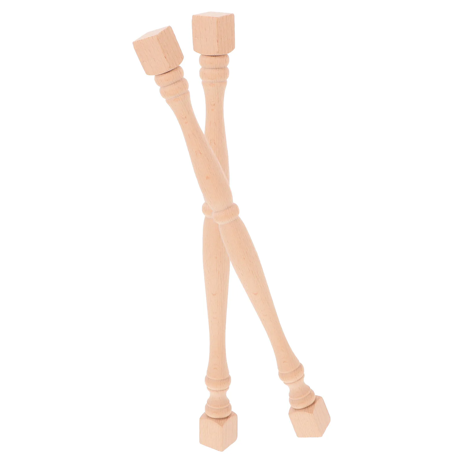2Pcs Solid Wood Stair Balusters Unpainted Wooden Spindles for Indoor Stairs Balcony Railings Garden Pathways Smooth Sanded
2Pcs Solid Wood Stair Balusters Unpainted Wooden Spindles for Indoor Stairs Balcony Railings Garden Pathways Smooth Sanded