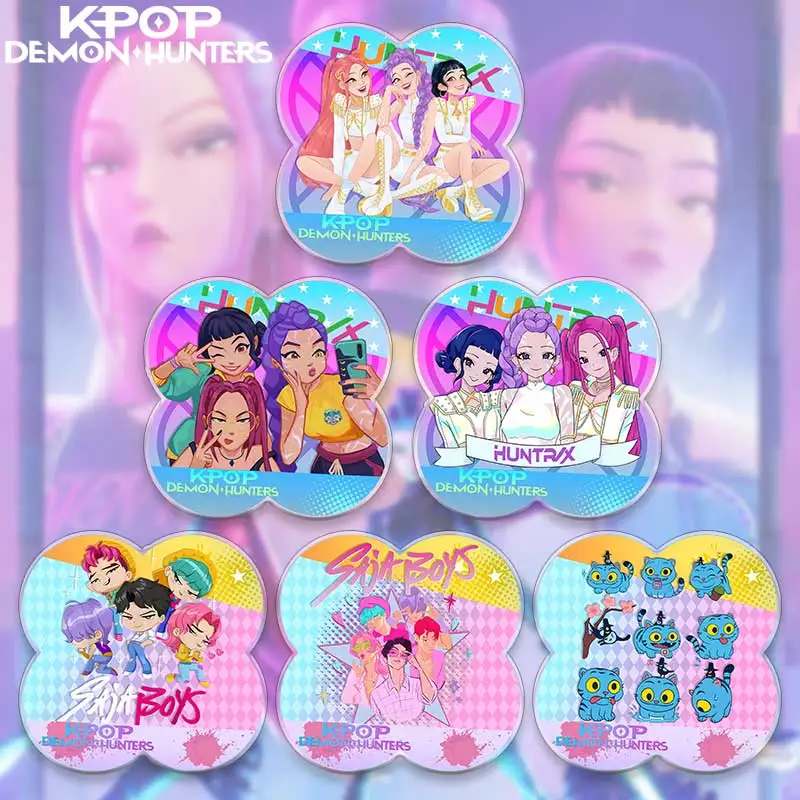 Двухслойная акриловая подставка длиной 10 см для кофейного коврика K-Pop Demon Hunters с мультяшной изоляцией RUMI MIRA ZOEY
Двухслойная акриловая подставка длиной 10 см для кофейного коврика K-Pop Demon Hunters с мультяшной изоляцией RUMI MIRA ZOEY