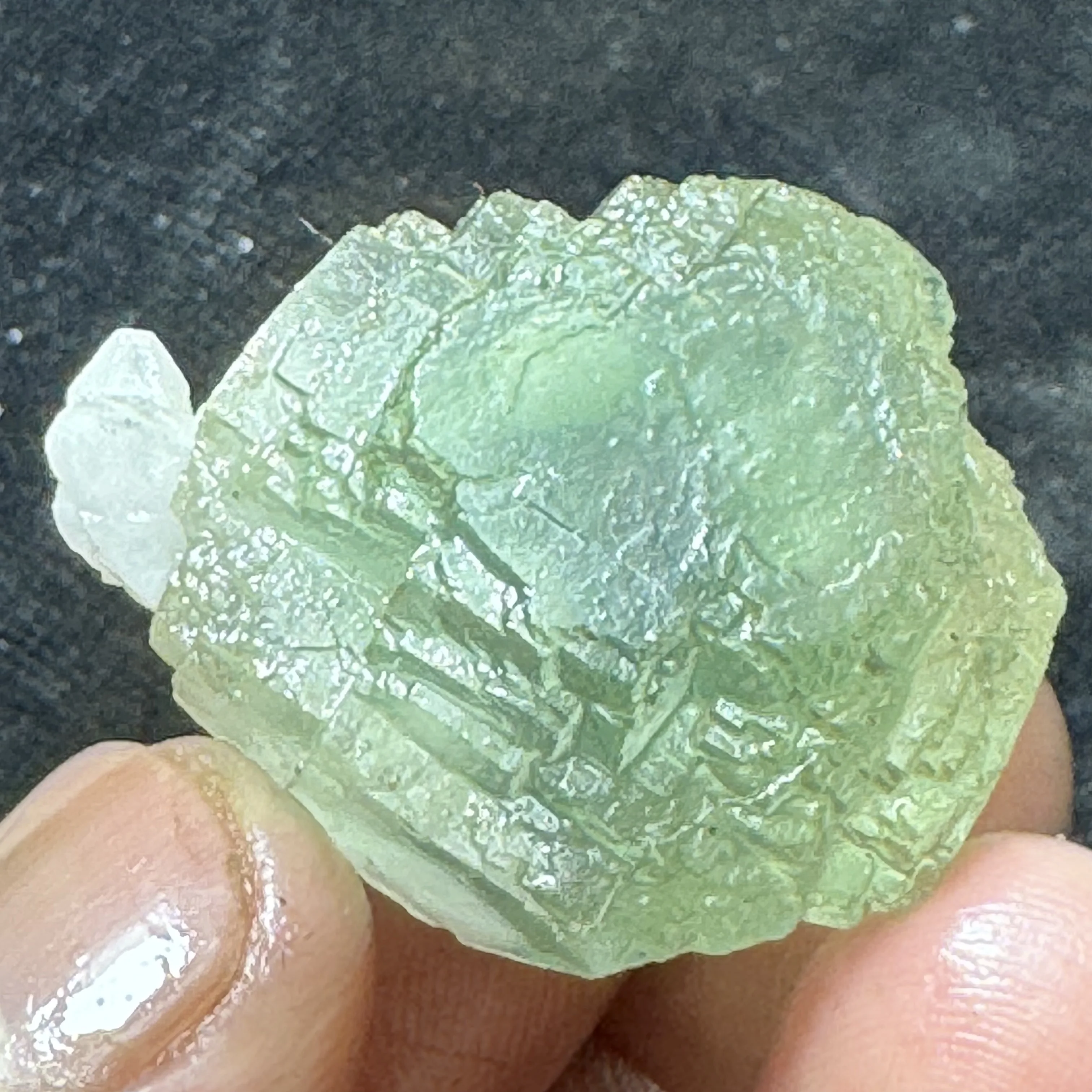 Natural staircase green fluorite mineral specimen healing energy home decoration collection ornament
Natural staircase green fluorite mineral specimen healing energy home decoration collection ornament