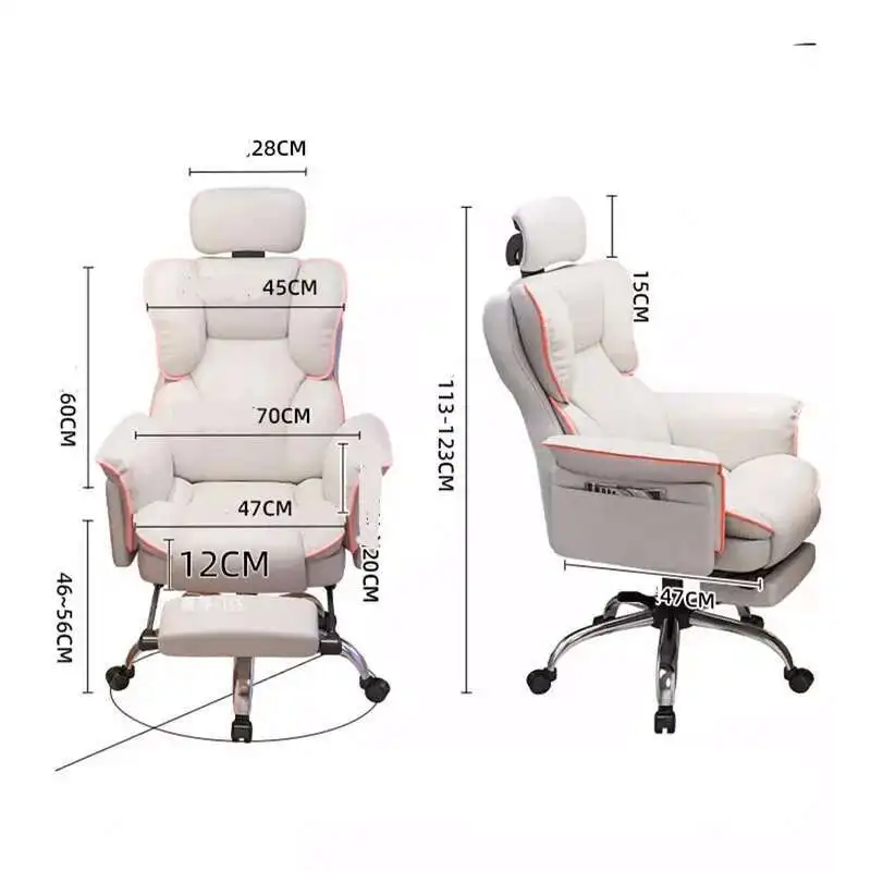 Stretch Leather gaming chairs Office Cream Gaming Relaxing Recliner Gaming Relax Reclining Armchairs living room Furniture
Stretch Leather gaming chairs Office Cream Gaming Relaxing Recliner Gaming Relax Reclining Armchairs living room Furniture