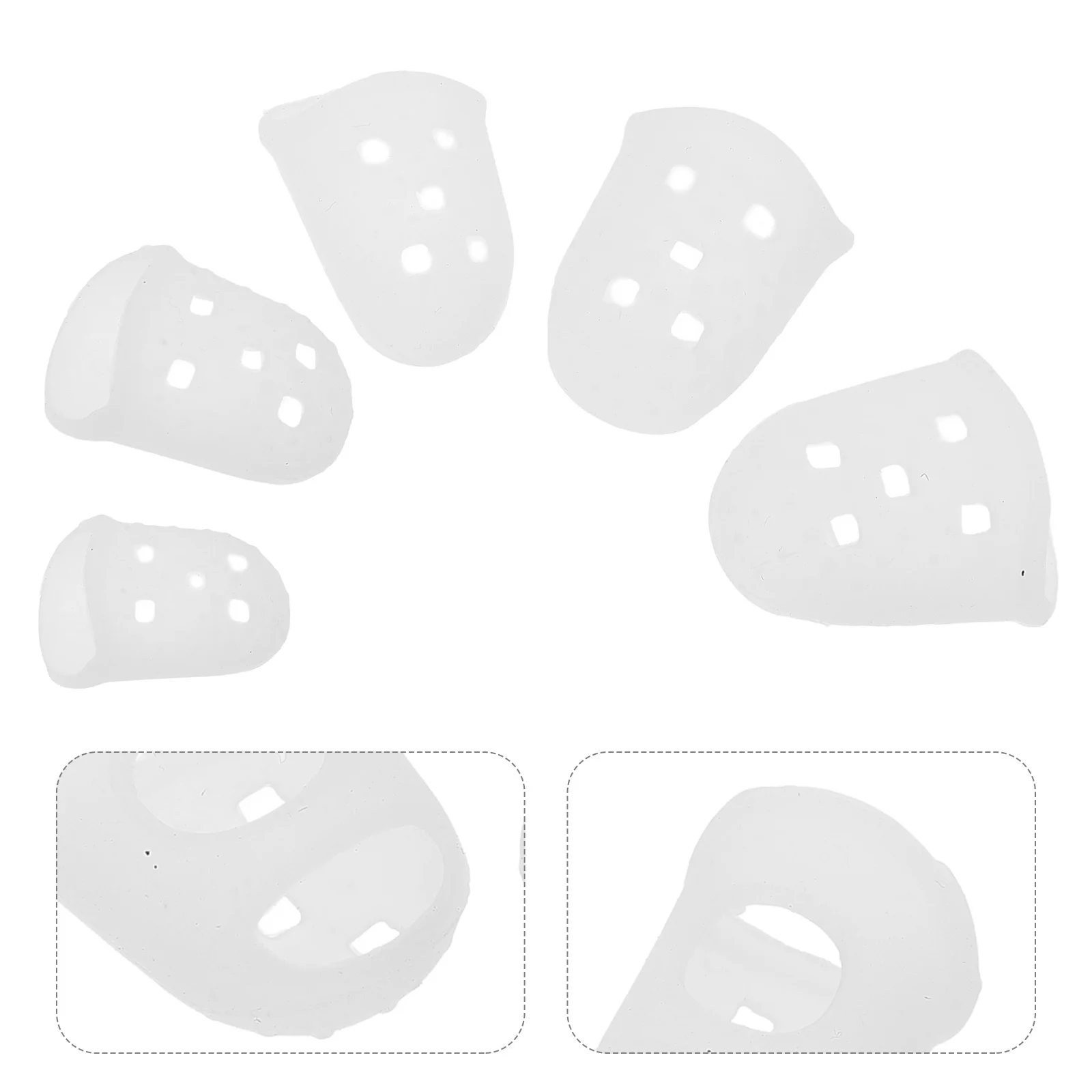 10Pcs Kalimba Finger Protectors Silicone Thumb Sleeves Comfortable Durable for Practice Fingertip Protection Finger Cover
10Pcs Kalimba Finger Protectors Silicone Thumb Sleeves Comfortable Durable for Practice Fingertip Protection Finger Cover