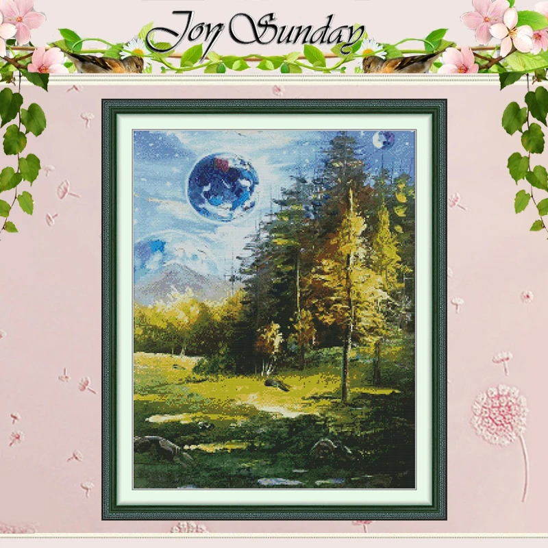 Stars Scattered Among Trees Patterns Counted Cross Stitch Set 11CT 14CT 16CT Stamped DMC Cross-stitch Kit Embroidery Needlework
Stars Scattered Among Trees Patterns Counted Cross Stitch Set 11CT 14CT 16CT Stamped DMC Cross-stitch Kit Embroidery Needlework