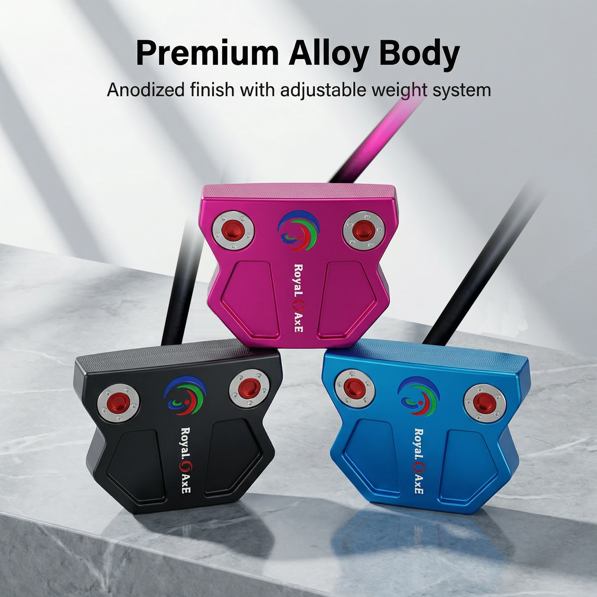 New Royal Axe Golf Putter Big Head Stand Up Putter Golf Automatic Balance Putter for Men and Women
New Royal Axe Golf Putter Big Head Stand Up Putter Golf Automatic Balance Putter for Men and Women
