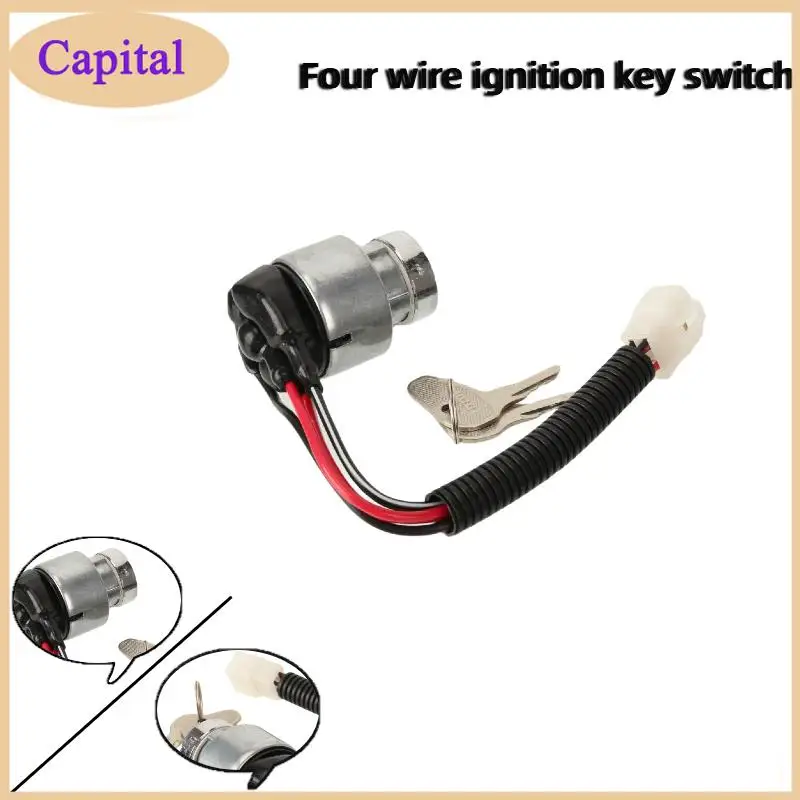 Four Wire Ignition Lock Key Switch Waterproof Anti-rust Engine Start Parts for Mini Pocket Bikes
Four Wire Ignition Lock Key Switch Waterproof Anti-rust Engine Start Parts for Mini Pocket Bikes