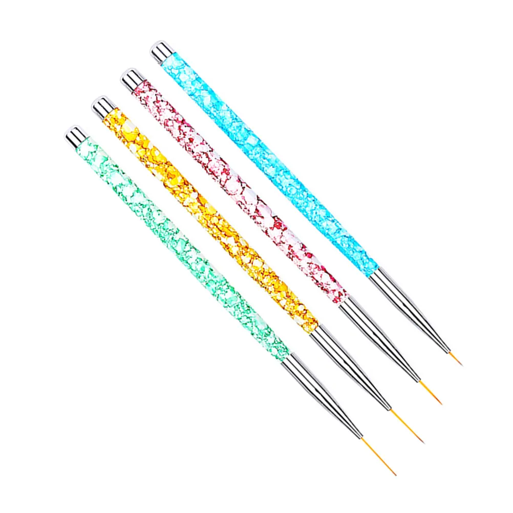 4Pcs Mini Nail Art Brush Set Portable Lightweight Liner Brush for Nail Polish Design Drawing Patterns Flowers DIY
4Pcs Mini Nail Art Brush Set Portable Lightweight Liner Brush for Nail Polish Design Drawing Patterns Flowers DIY