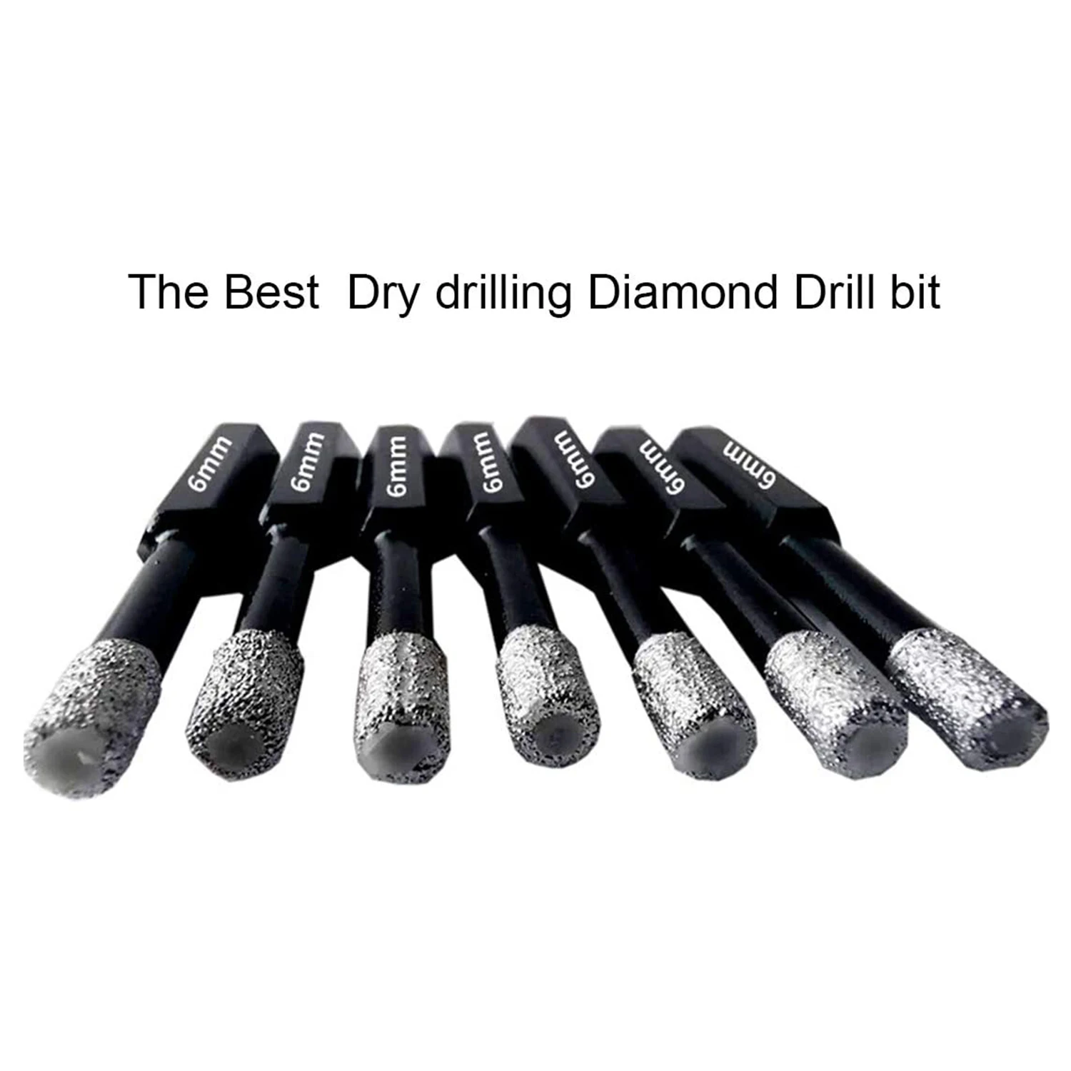COFA-4 Pcs Diamond Drill Bits Tile Drill Bit With Hex Shank For Granite Marble Concrete Tile 6/8/10/12MM
COFA-4 Pcs Diamond Drill Bits Tile Drill Bit With Hex Shank For Granite Marble Concrete Tile 6/8/10/12MM