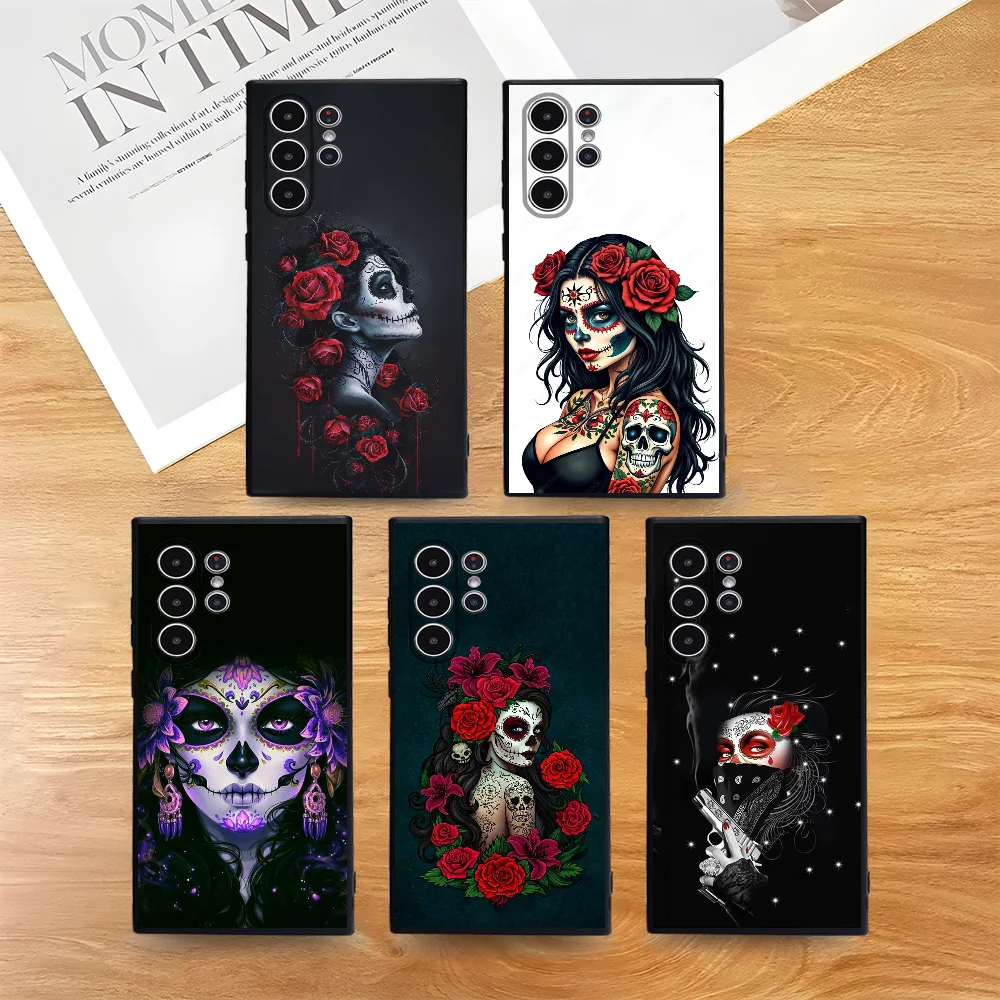 Beautiful Sugar Skull Phone Case For Samsung Galaxy S25 S24 S22 S23 Ultra S21 S20 Plus 5G Frosted Non-Slip Full Cover Soft Case
Beautiful Sugar Skull Phone Case For Samsung Galaxy S25 S24 S22 S23 Ultra S21 S20 Plus 5G Frosted Non-Slip Full Cover Soft Case