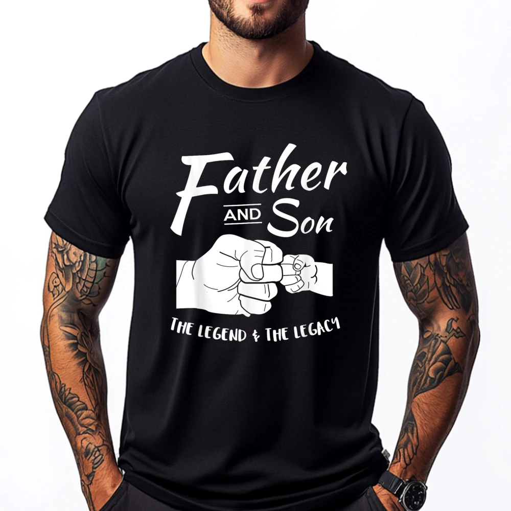 Father And Son Matching Outfits The Legend And The Legacy Plain T Shirts Wholesale Funny Shirt For Men Classic
Father And Son Matching Outfits The Legend And The Legacy Plain T Shirts Wholesale Funny Shirt For Men Classic