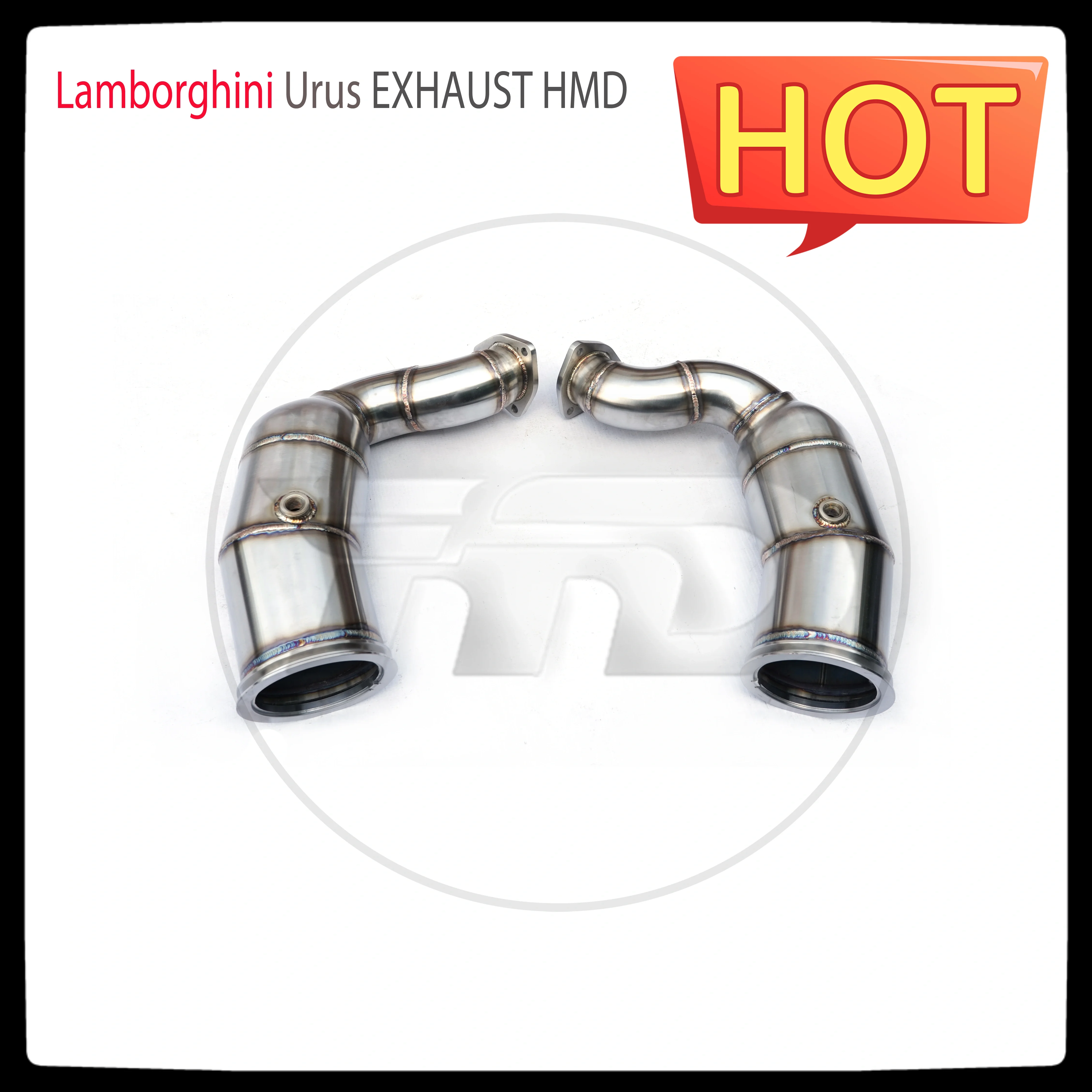 HMD Exhaust System High Flow Performance Downpipe for Lamborghini Urus 4.0T V8 Car Accessories With Cat Pipe
HMD Exhaust System High Flow Performance Downpipe for Lamborghini Urus 4.0T V8 Car Accessories With Cat Pipe