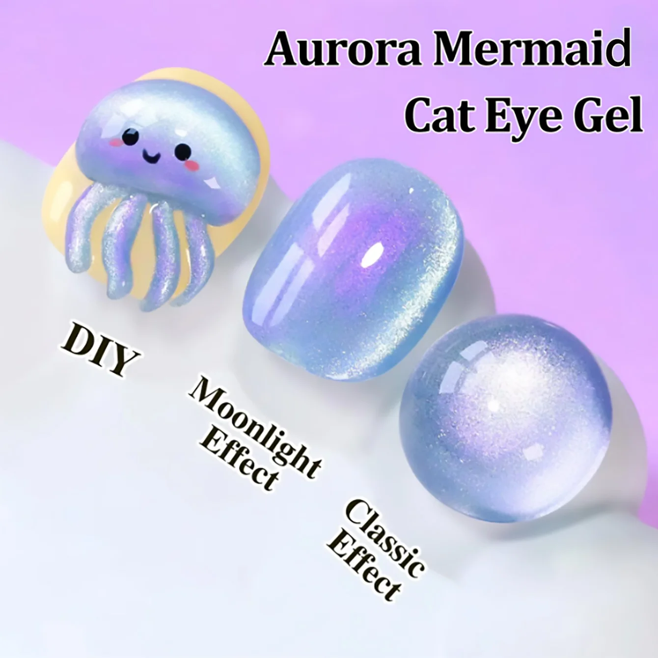 SHAKA 1-9pcs Popular Ocean Dreamy Mermaid Cat Eye Gel Nail Polish New Dreamy Purple High-end Flashing Small Light Bulb Nail Art
SHAKA 1-9pcs Popular Ocean Dreamy Mermaid Cat Eye Gel Nail Polish New Dreamy Purple High-end Flashing Small Light Bulb Nail Art