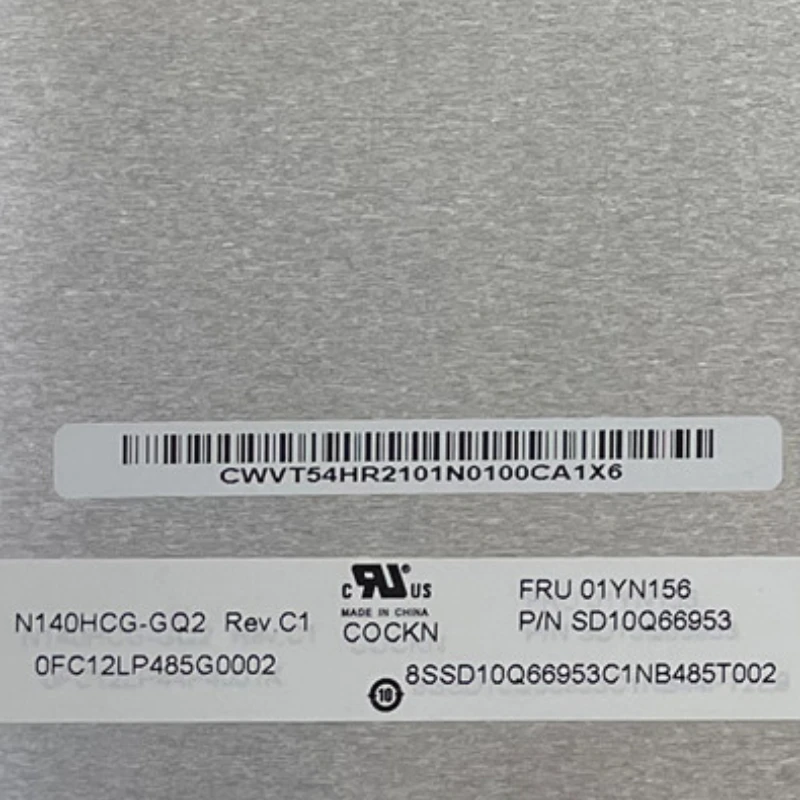 N140HCG-GQ2 Rev C1 ПОДХОДИТ NV140FHM-N61 LP140WF7-SPB1 B140HAN03.7 N140HCE-GN2 72% цветной ЖК-дисплей
N140HCG-GQ2 Rev C1 ПОДХОДИТ NV140FHM-N61 LP140WF7-SPB1 B140HAN03.7 N140HCE-GN2 72% цветной ЖК-дисплей