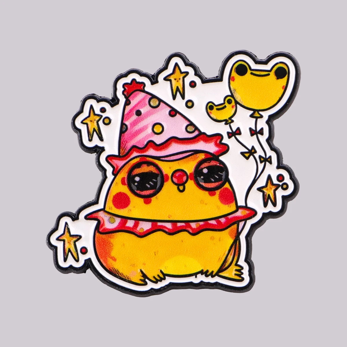 Cute Clown Enamel Pin Cartoon Frog Brooch Pines Lapel Pins Badge on Backpack Clothing Accessories Funny Jewelry Friends Gifts
Cute Clown Enamel Pin Cartoon Frog Brooch Pines Lapel Pins Badge on Backpack Clothing Accessories Funny Jewelry Friends Gifts
