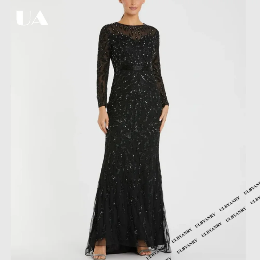 Glamarous Slim Fit Beaded Evening Dress for Woman, Exquisite O-neck Long Sleeve Prom Dress, Elegant Mermaid Wedding Guest Dress
Glamarous Slim Fit Beaded Evening Dress for Woman, Exquisite O-neck Long Sleeve Prom Dress, Elegant Mermaid Wedding Guest Dress