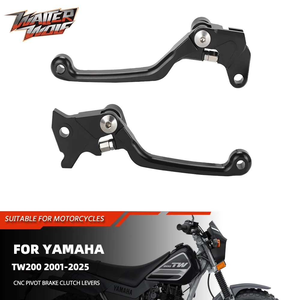 Поворотные тормозные рычаги сцепления с ЧПУ 2025 для Yamaha TW200 TW 200, руль для грязевого питбайка, рычаги ручного управления, аксессуары для мотоциклов 
Поворотные тормозные рычаги сцепления с ЧПУ 2025 для Yamaha TW200 TW 200, руль для грязевого питбайка, рычаги ручного управления, аксессуары для мотоциклов
