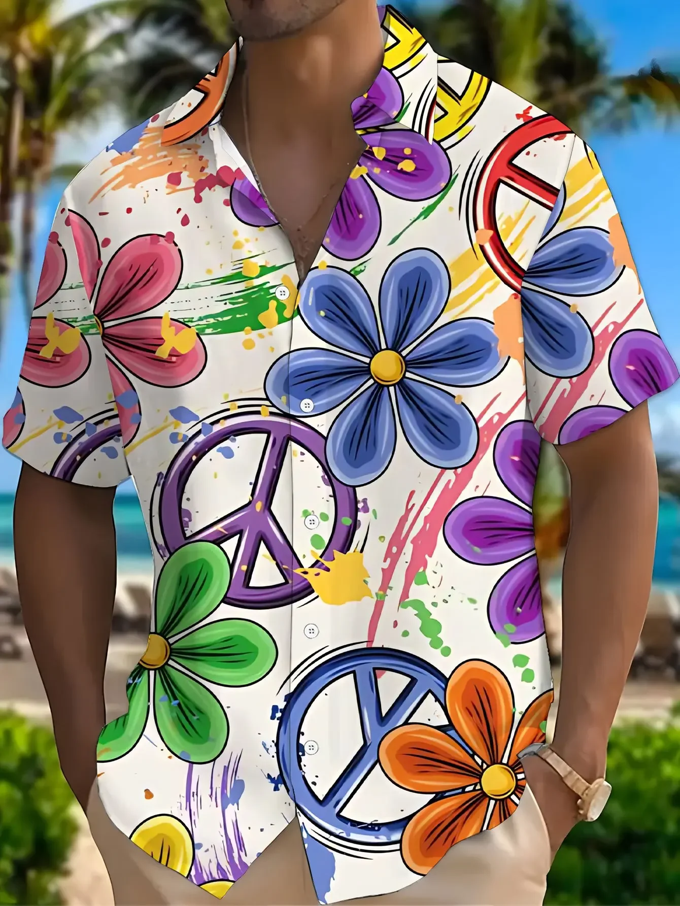 Summer High Street Graphic Print Men's Hawaiian Shirt Casual Man Short Sleeve Oversized Beach Shirt Fashion Streetwear Tops
Summer High Street Graphic Print Men's Hawaiian Shirt Casual Man Short Sleeve Oversized Beach Shirt Fashion Streetwear Tops