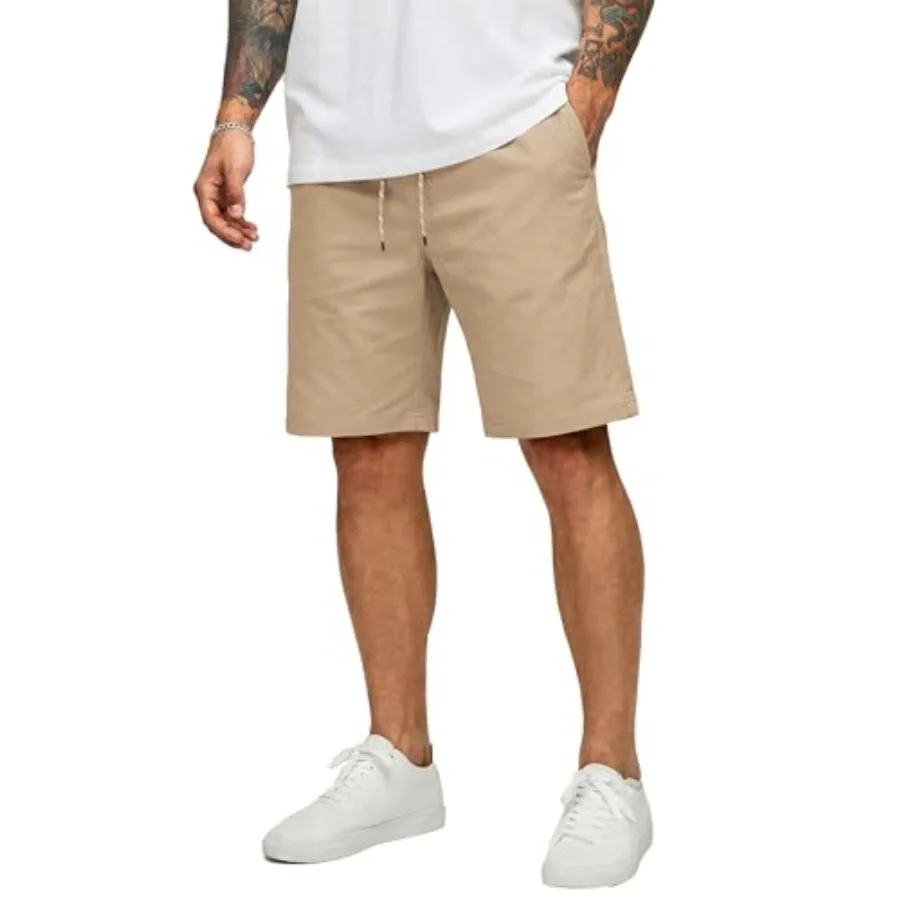 Мужские повседневные шорты COOFANDY из хлопка с завязками, 9-дюймовые шорты-чинос с эластичным поясом, летние пляжные шорты для гольфа.
Мужские повседневные шорты COOFANDY из хлопка с завязками, 9-дюймовые шорты-чинос с эластичным поясом, летние пляжные шорты для гольфа.