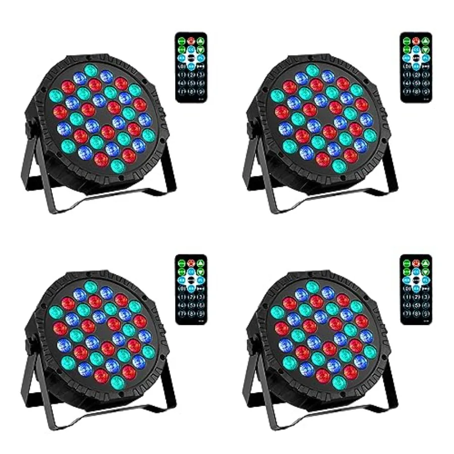 Светодиодные сценические DJ-светильники: RGB 36 LED Uplights с дистанционным управлением и звуковой активацией - стробоскоп для вечеринок, мероприятий, церквей, баров и т.д.
Светодиодные сценические DJ-светильники: RGB 36 LED Uplights с дистанционным управлением и звуковой активацией - стробоскоп для вечеринок, мероприятий, церквей, баров и т.д.