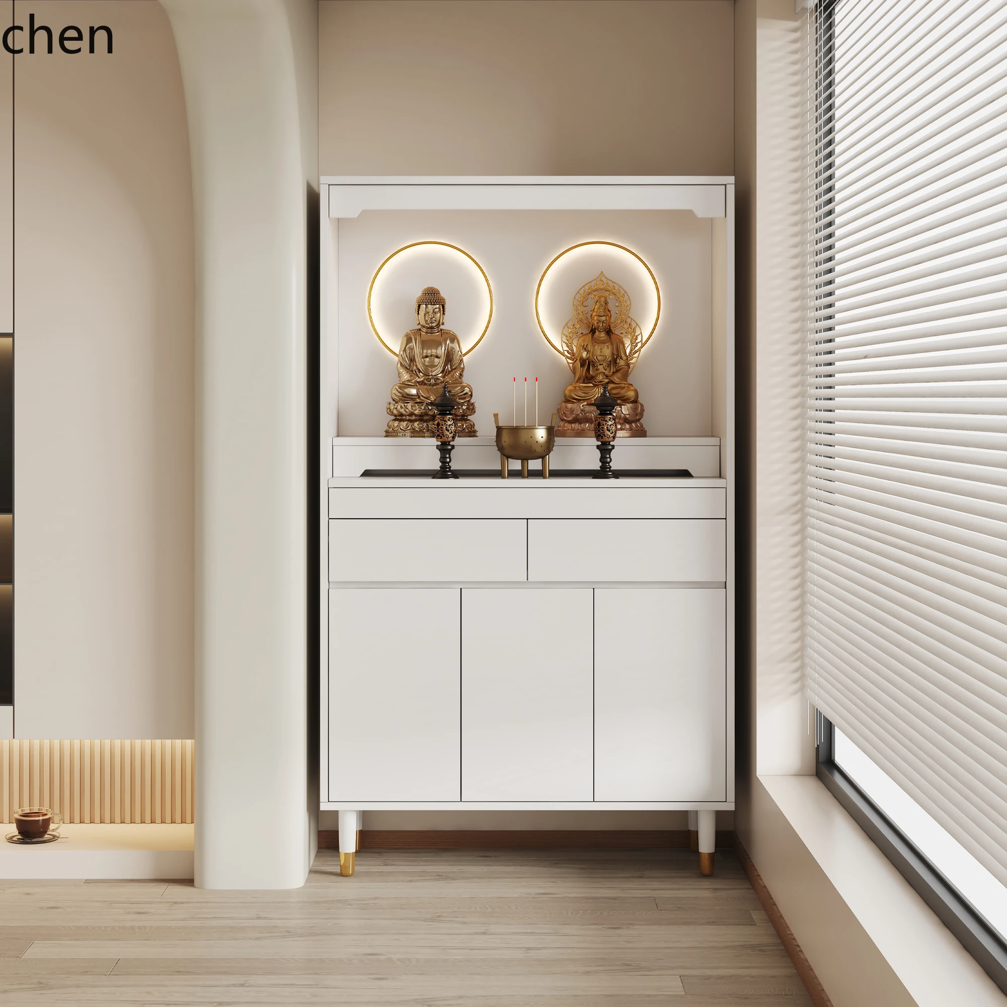 DSA solid wood Buddhist niche household modern light luxury God of Wealth cabinet small cabinet incense table
DSA solid wood Buddhist niche household modern light luxury God of Wealth cabinet small cabinet incense table