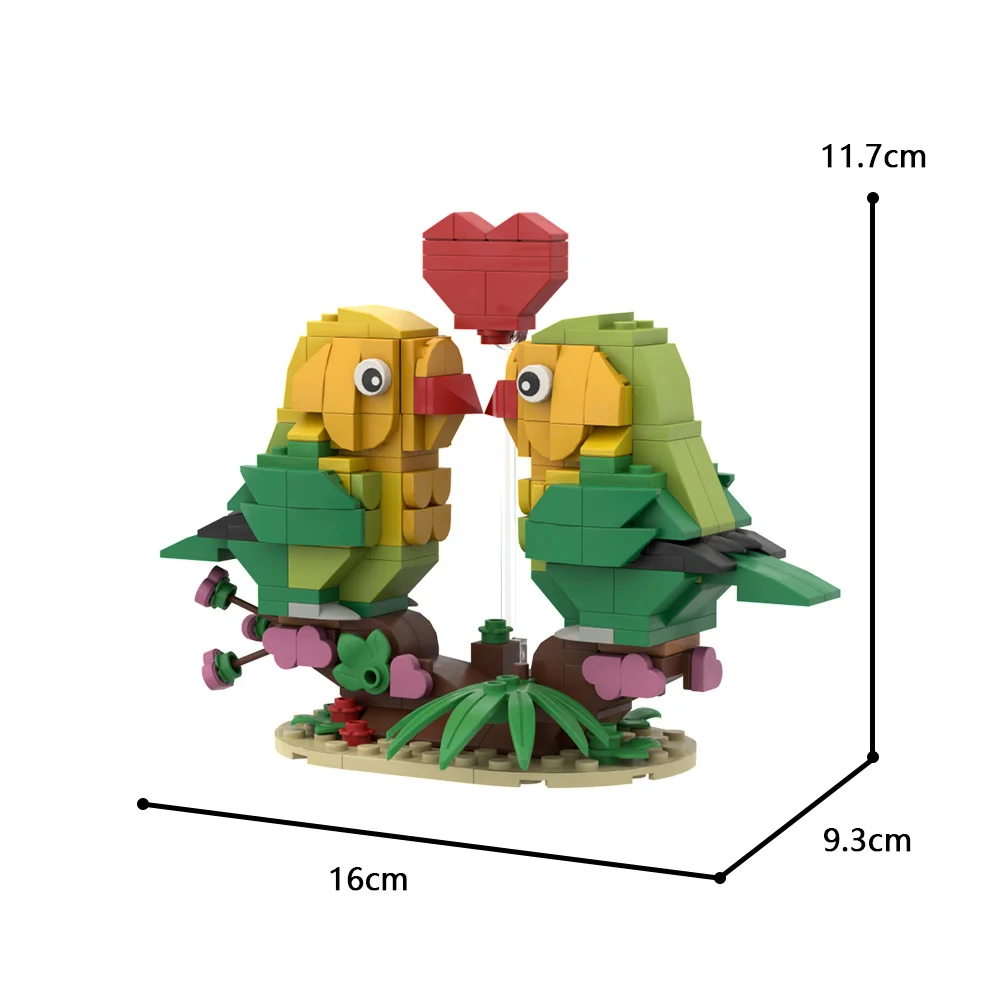 ZITIANYOUBUILD Custom MOC: C7860 Lovebirds, модель 278, детали на День святого Валентина
ZITIANYOUBUILD Custom MOC: C7860 Lovebirds, модель 278, детали на День святого Валентина