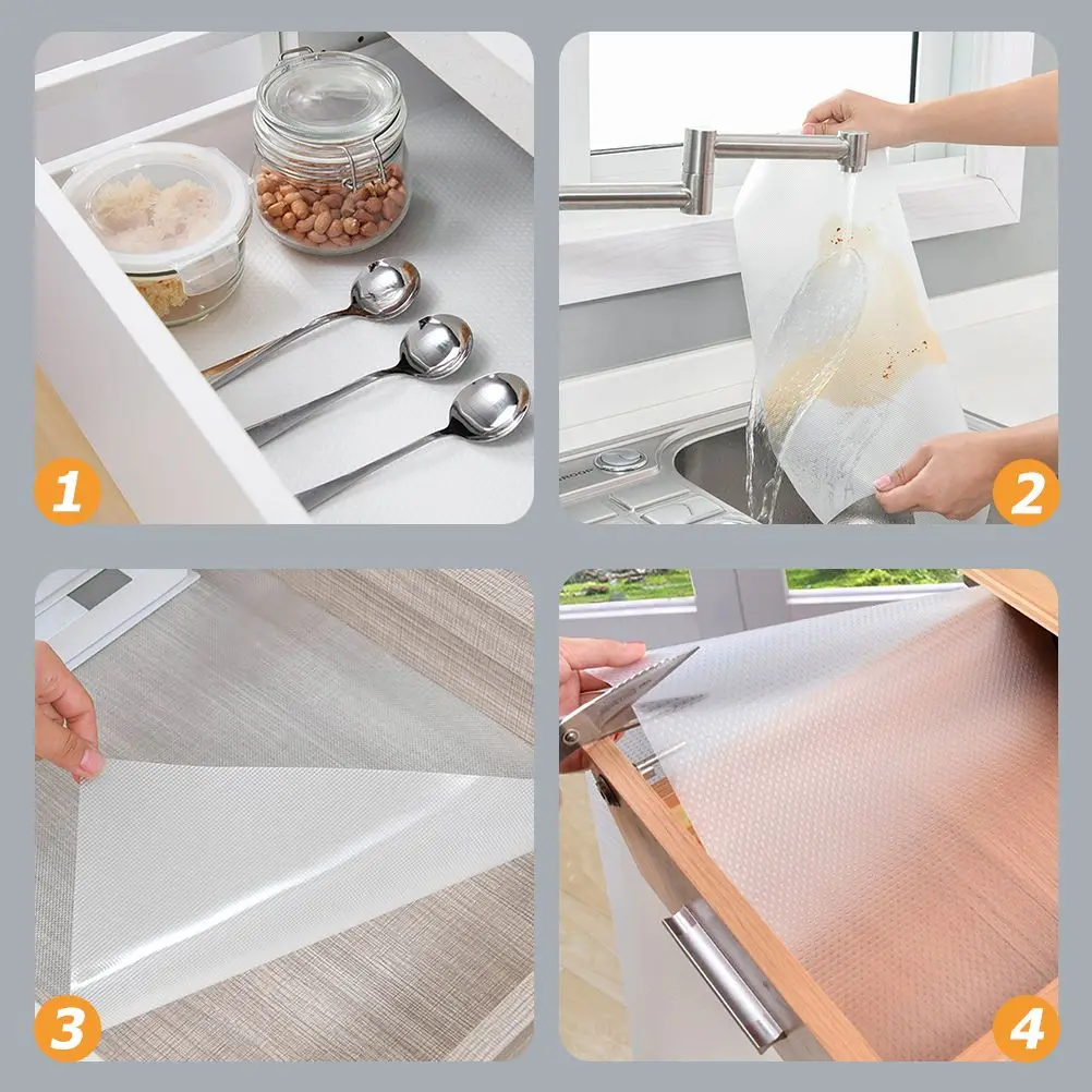 EVA Waterproof Shelf Liner Non Adhesive Drawer Cabinet Protector Kitchen Home Multifunctional Easy Clean Oilproof Dustproof Non
EVA Waterproof Shelf Liner Non Adhesive Drawer Cabinet Protector Kitchen Home Multifunctional Easy Clean Oilproof Dustproof Non