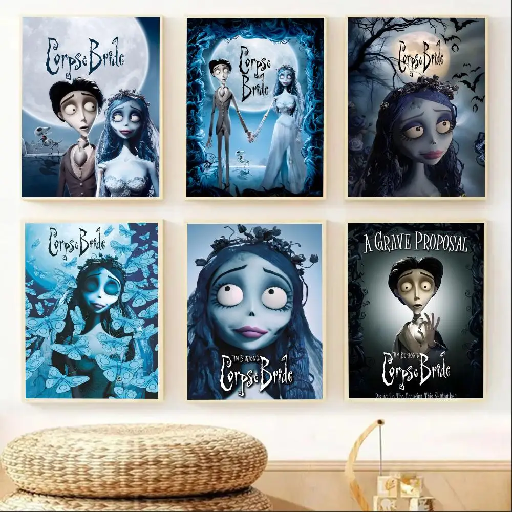 Anime Movie C-Corpse Bride Painting Calligraphy HD Print Crease Free Mural Art Photos For Living Room Home Wall Decor Canvas
Anime Movie C-Corpse Bride Painting Calligraphy HD Print Crease Free Mural Art Photos For Living Room Home Wall Decor Canvas