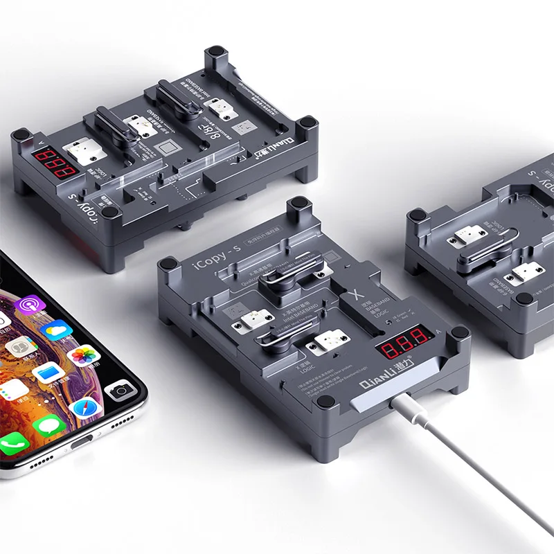 Qianli iCopy-s Double-Side EEPROM Chip Programm For Phone 6-XSMAX Read Write Repair Non-removal Double-sided Chip Test Stand
Qianli iCopy-s Double-Side EEPROM Chip Programm For Phone 6-XSMAX Read Write Repair Non-removal Double-sided Chip Test Stand