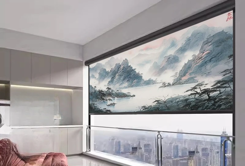 Windproof Roller Blinds Customized Pattern Lifting Curtains Insulation Outdoor Balcony Window Sealing Intelligent Sunshade
Windproof Roller Blinds Customized Pattern Lifting Curtains Insulation Outdoor Balcony Window Sealing Intelligent Sunshade
