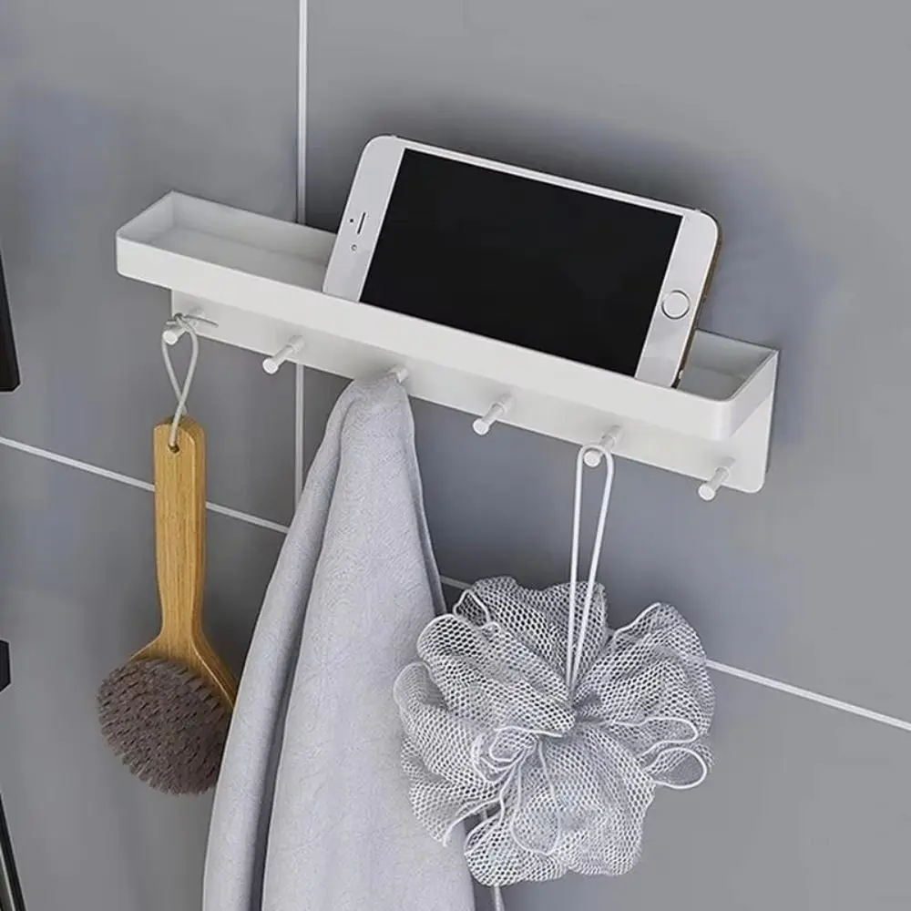 Wall Decor Key Holder with 6 Hooks Stainless steel Key Storage Rack No Punching Rectangle Door Rear Shelf for Kitchen
Wall Decor Key Holder with 6 Hooks Stainless steel Key Storage Rack No Punching Rectangle Door Rear Shelf for Kitchen