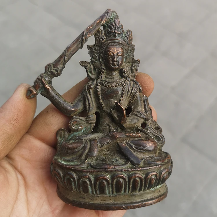 Античная Медная тантрическая ручная работа Manjushri манджушри, Будда ручная работа относится к медной гостиной Будды в виде кролика
Античная Медная тантрическая ручная работа Manjushri манджушри, Будда ручная работа относится к медной гостиной Будды в виде кролика