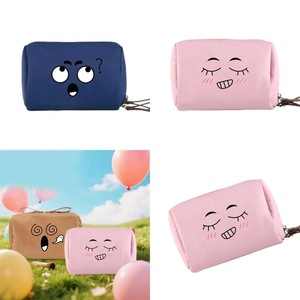 D46D Funny Pattern Nylon Makeup Multi Compartment Handheld Travel Cosmetic Bag For Women Men
D46D Funny Pattern Nylon Makeup Multi Compartment Handheld Travel Cosmetic Bag For Women Men