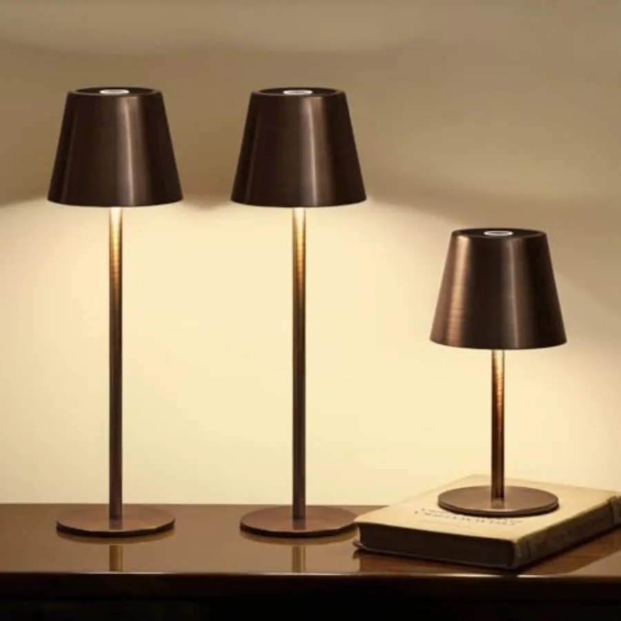 Cordless Table Lamp, Portable Battery Operated Lamp with 3 Color Temps and Stepless Dimming, Rechargeable Table Lamp for Dinner
Cordless Table Lamp, Portable Battery Operated Lamp with 3 Color Temps and Stepless Dimming, Rechargeable Table Lamp for Dinner