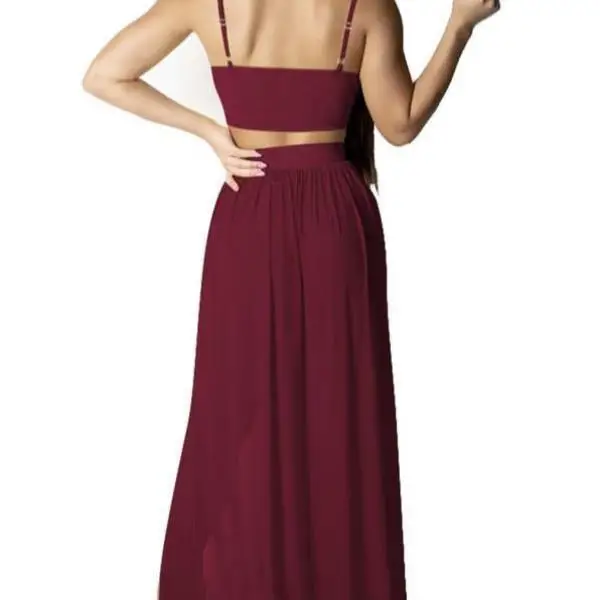 Сексуальный однотонный комплект из топа и юбки на бретелях для женщин, трендовая осенняя повседневная спортивная одежда Seven Sve Length ort Pants
Сексуальный однотонный комплект из топа и юбки на бретелях для женщин, трендовая осенняя повседневная спортивная одежда Seven Sve Length ort Pants