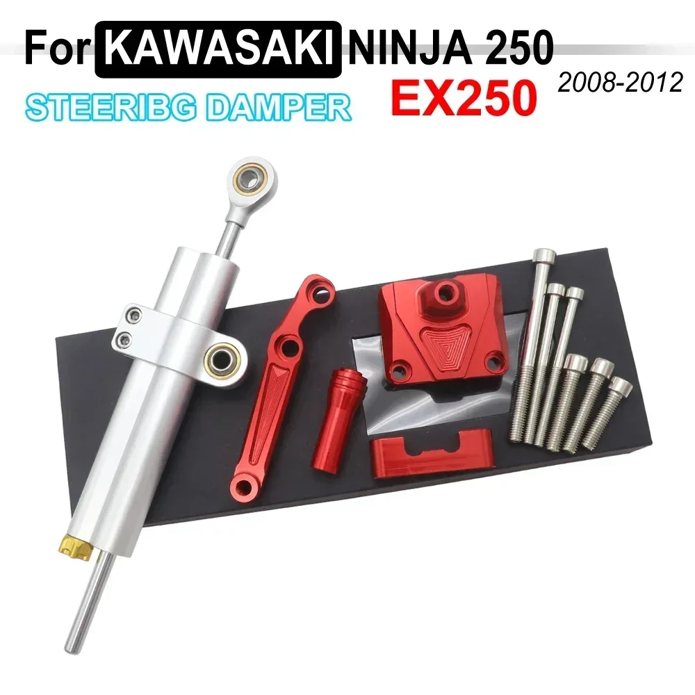 Motorcycle CNC Damper Steering StabilizerLinear Reversed Safety Control+Bracket For Kawasaki EX250 NINJA 250 2008-2012
Motorcycle CNC Damper Steering StabilizerLinear Reversed Safety Control+Bracket For Kawasaki EX250 NINJA 250 2008-2012